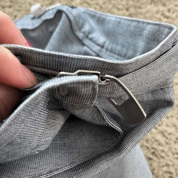 VTG Counterparts Gray Adjustable Waist Pleated Trousers Union Made - Picture 4 of 16